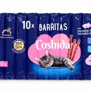 Coshida Katzen Sticks Saumon 10 Sticks pour Chat
