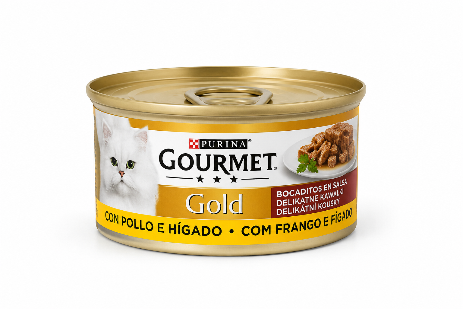 Purina Gourmet Gold Bouchées au Poulet et au Foie 85g pour chat adulte