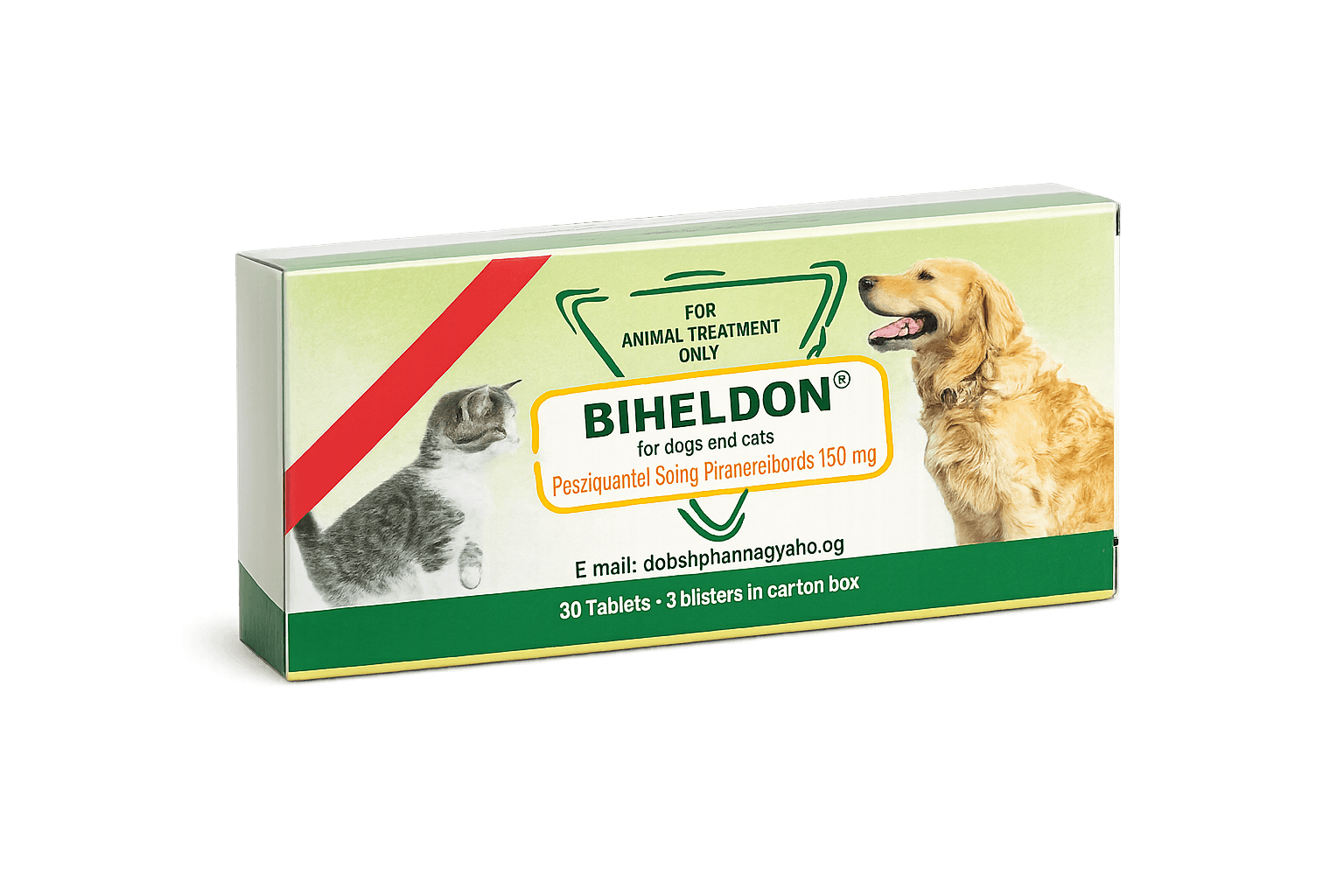 Vermifuge Biheldon Comprimés pour Chats et Chiens