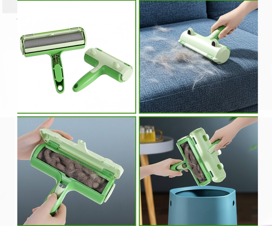 Brosse Ramasse Poils Réutilisable pour Chats et Chiens