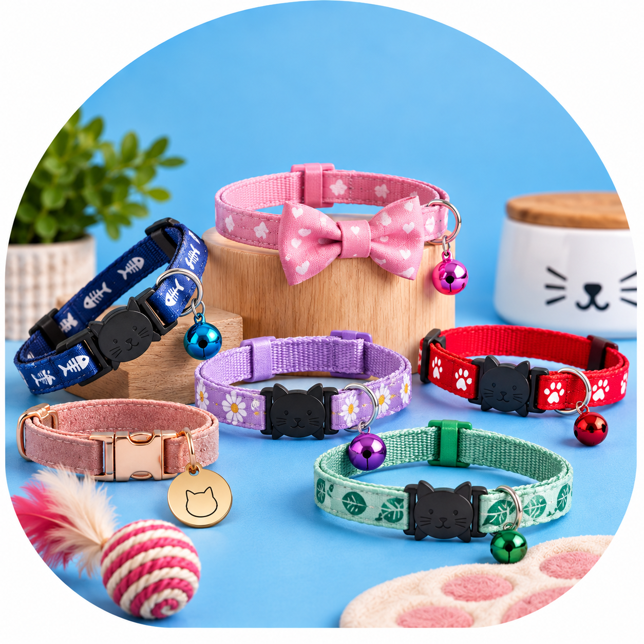 Colliers et accessoires pour chat