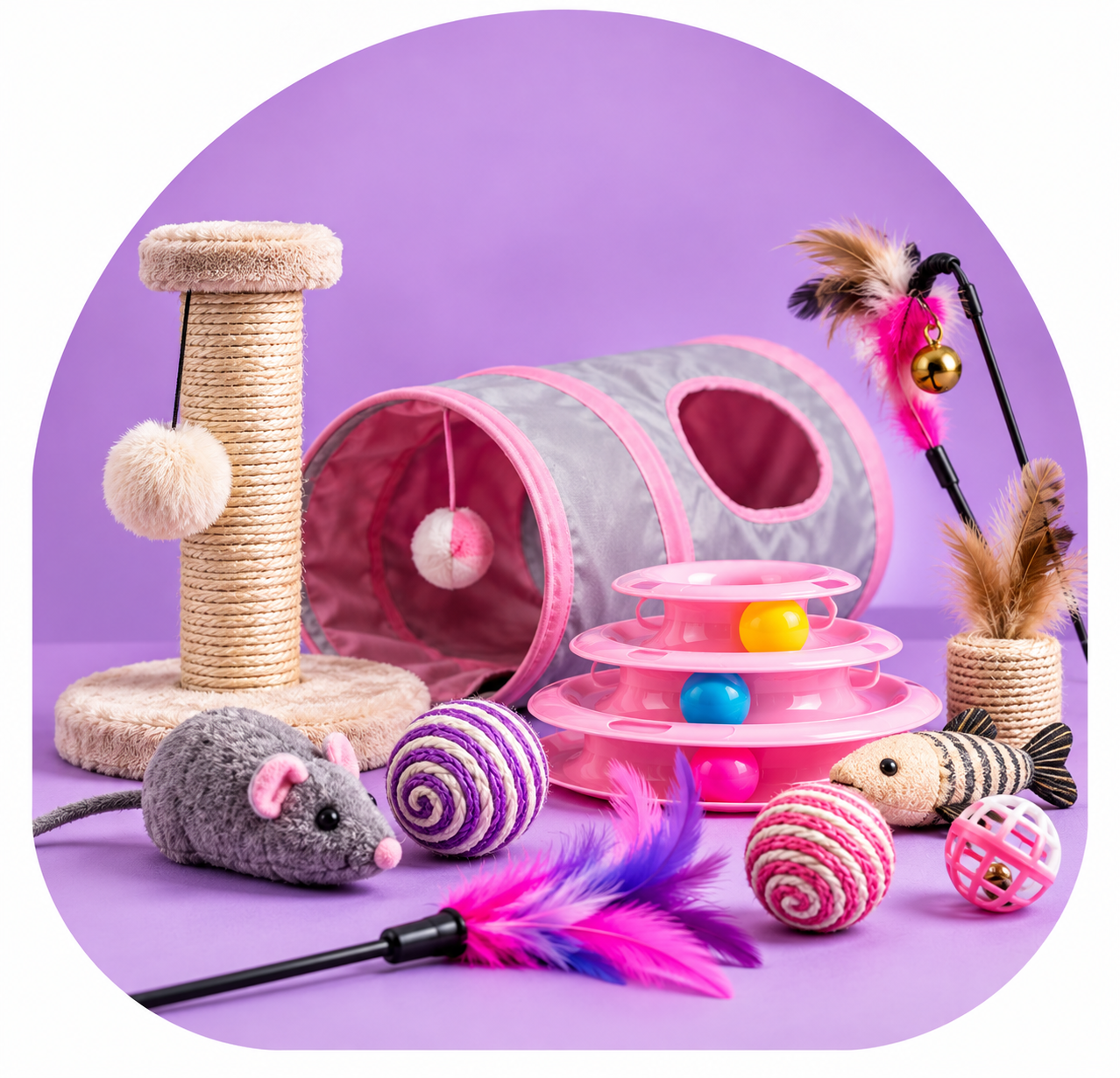 Jouets pour chats