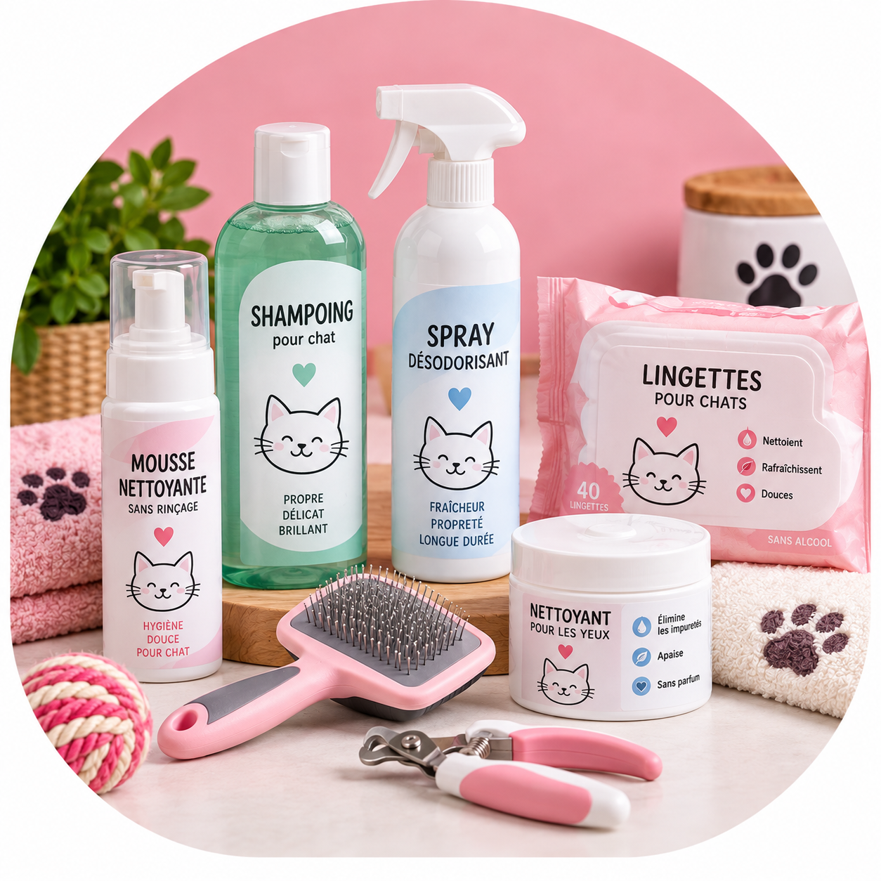 Hygiène et toilettage pour chat