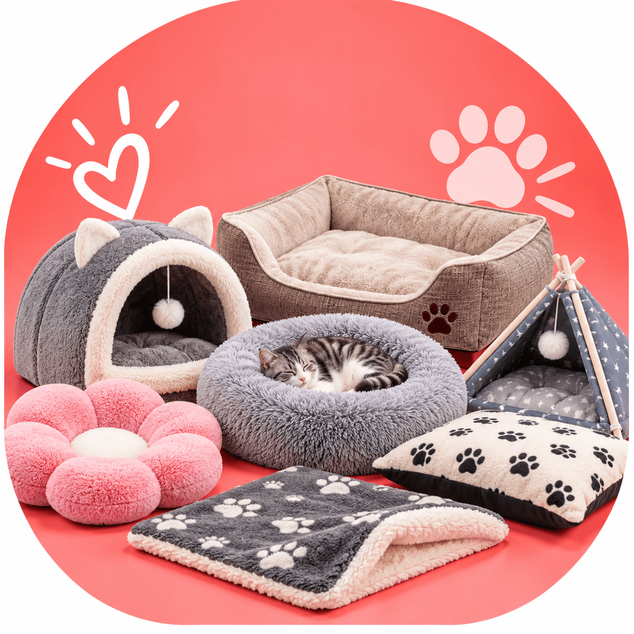 Lits et coussins pour chien