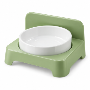 Gamelle surélevée en plastique pour chat et petit chien